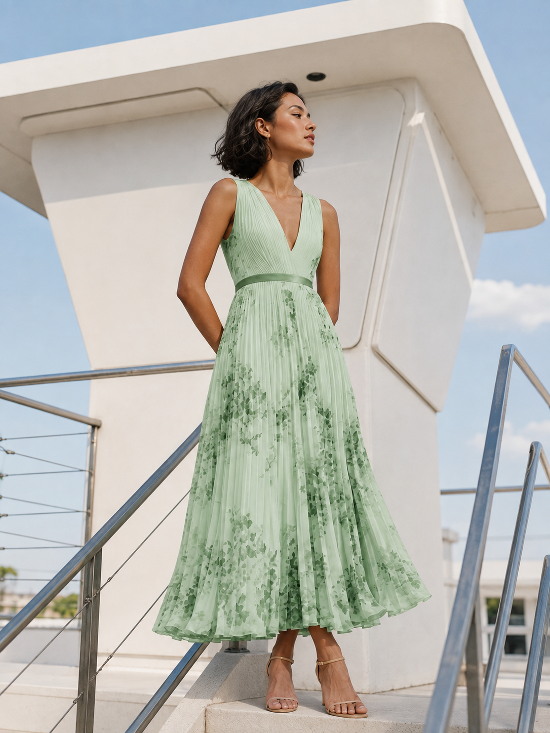 NAYARA RG | Vestido midi con/sin manga