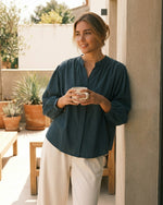 JESSICA RG | Blusa azul marino