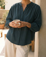 JESSICA RG | Blusa azul marino