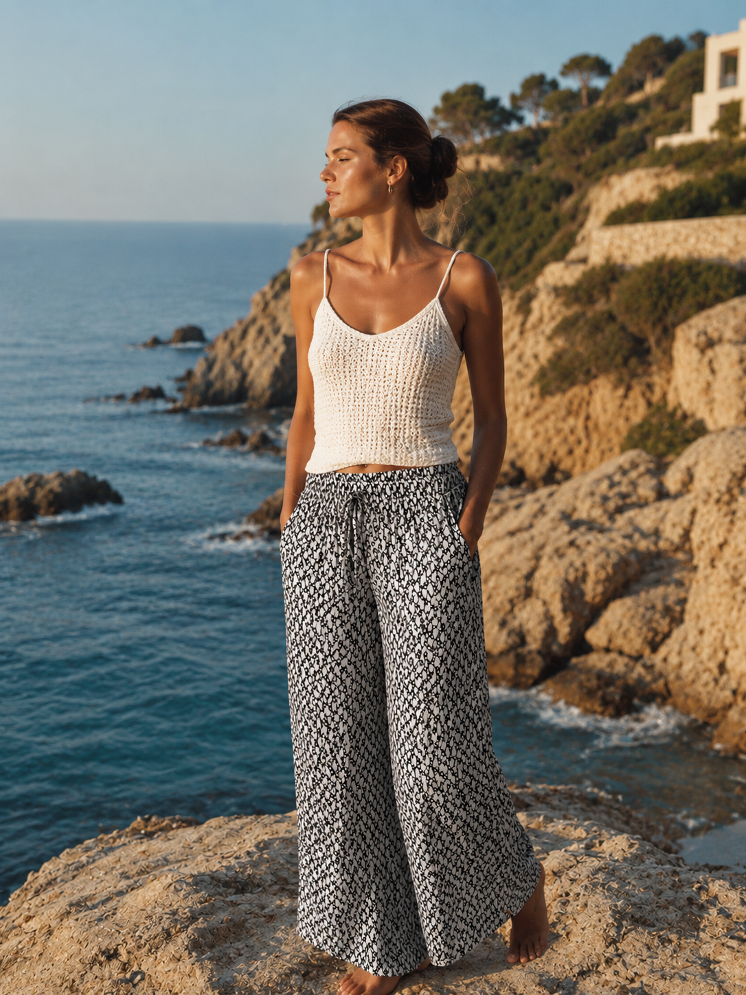 CAMILA RG | Pantalón ancho de estilo relajado y elegante