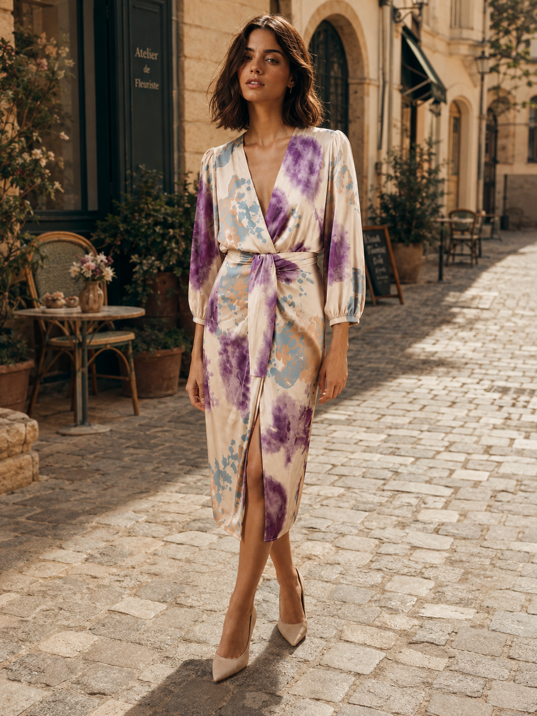 LIORA RG | Conjunto elegante de blusa y falda de 2 piezas