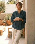 JESSICA RG | Blusa azul marino